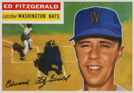 1956 Topps Ed Fitzgerald #198 Baseball Card
