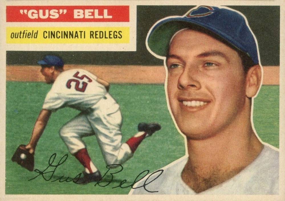 1956 Topps Gus Bell #162 Baseball Card