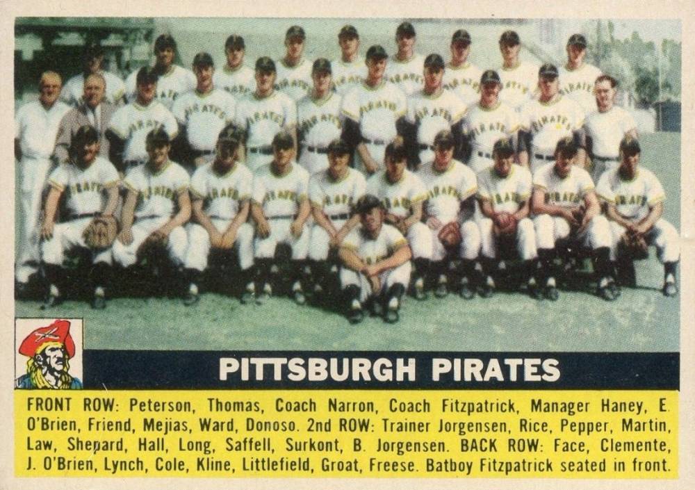 1956 Topps Pittsburgh Pirates #121 Baseball Card