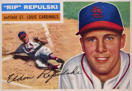 1956 Topps Rip Repulski #201 Baseball Card