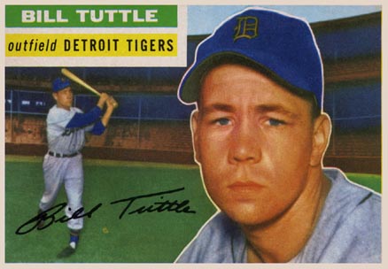 1956 Topps Bill Tuttle #203 Baseball Card