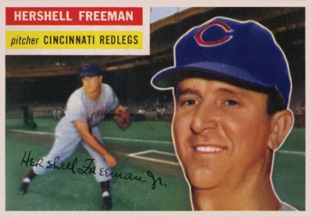 1956 Topps Hershell Freeman #242 Baseball Card