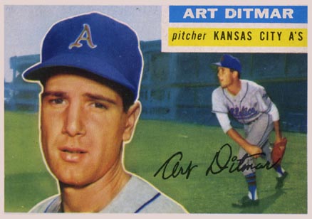 1956 Topps Art Ditmar #258 Baseball Card