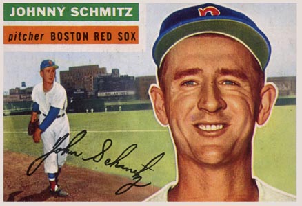1956 Topps Johnny Schmitz #298 Baseball Card