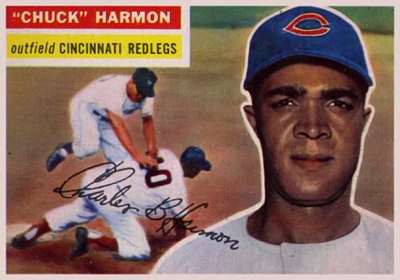 1956 Topps Chuck Harmon #308 Baseball Card