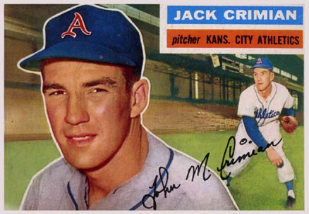 1956 Topps Jack Crimian #319 Baseball Card