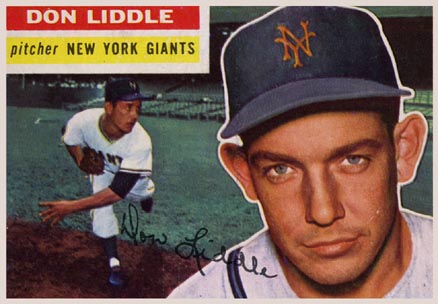 1956 Topps Don Liddle #325 Baseball Card