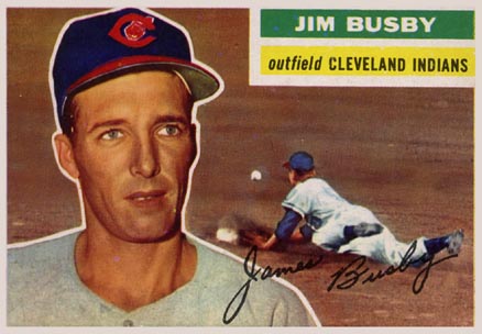 1956 Topps Jim Busby #330 Baseball Card