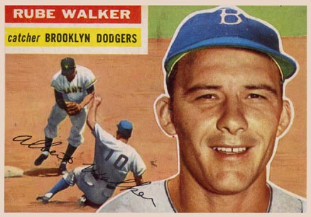 1956 Topps Rube Walker #333 Baseball Card