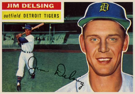 1956 Topps Jim Delsing #338 Baseball Card