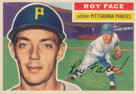 1956 Topps Roy Face #13 Baseball Card