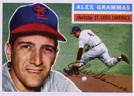 1956 Topps Alex Grammas #37 Baseball Card