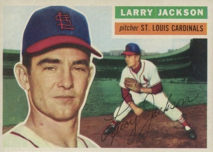 1956 Topps Larry Jackson #119w Baseball Card