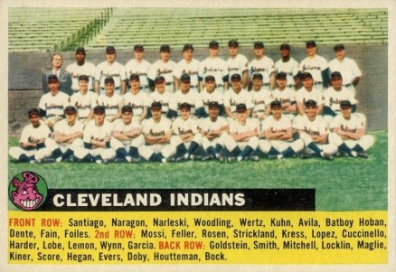 1956 Topps Cleveland Indians #85gL Baseball Card