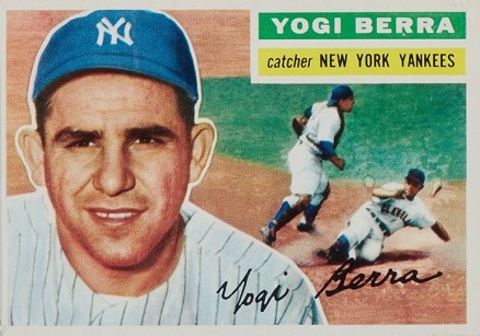 1956 Topps Yogi Berra #110w Baseball Card
