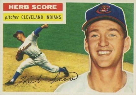 1956 Topps Herb Score #140w Baseball Card