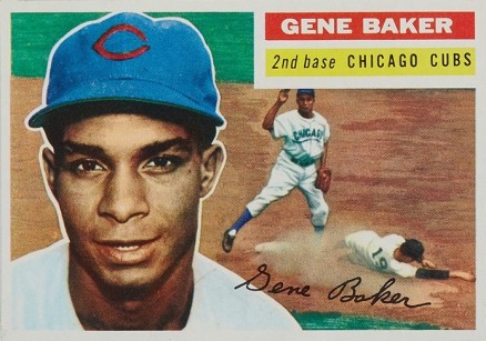 1956 Topps Gene Baker #142w Baseball Card
