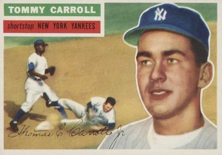 1956 Topps Tommy Carroll #139w Baseball Card