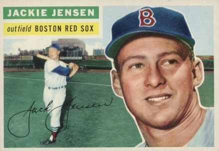 1956 Topps Jackie Jensen #115w Baseball Card