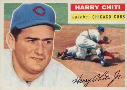 1956 Topps Harry Chiti #179w Baseball Card