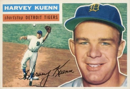 1956 Topps Harvey Kuenn #155w Baseball Card