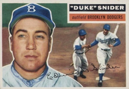 1956 Topps Duke Snider #150w Baseball Card