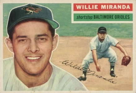 1956 Topps Willie Miranda #103w Baseball Card
