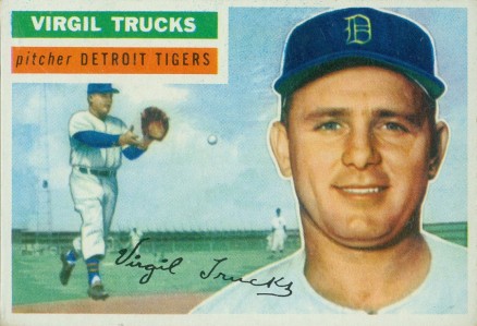 1956 Topps Virgil Trucks #117w Baseball Card