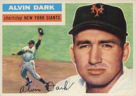 1956 Topps Alvin Dark #148w Baseball Card