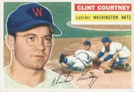 1956 Topps Clint Courtney #159w Baseball Card