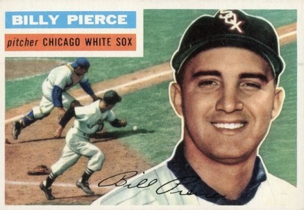 1956 Topps Billy Pierce #160w Baseball Card