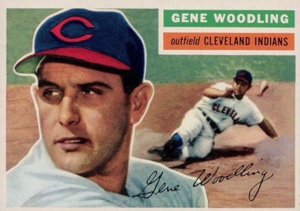 1956 Topps Gene Woodling #163w Baseball Card