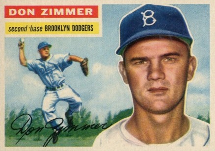 1956 Topps Don Zimmer #99g Baseball Card