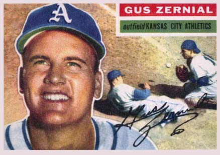 1956 Topps Gus Zernial #45 Baseball Card