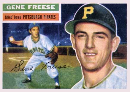 1956 Topps Gene Freese #46g Baseball Card