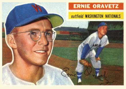 1956 Topps Ernie Oravetz #51 Baseball Card