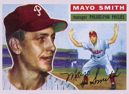 1956 Topps Mayo Smith #60g Baseball Card