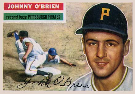 1956 Topps Johnny O'Brien #65 Baseball Card