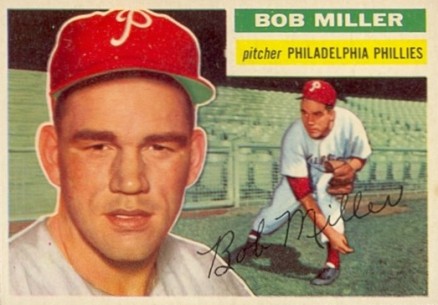 1956 Topps Bob Miller #334 Baseball Card