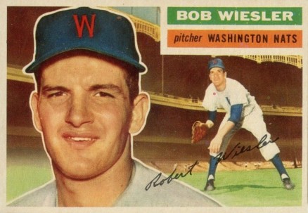 1956 Topps Bob Wiesler #327 Baseball Card