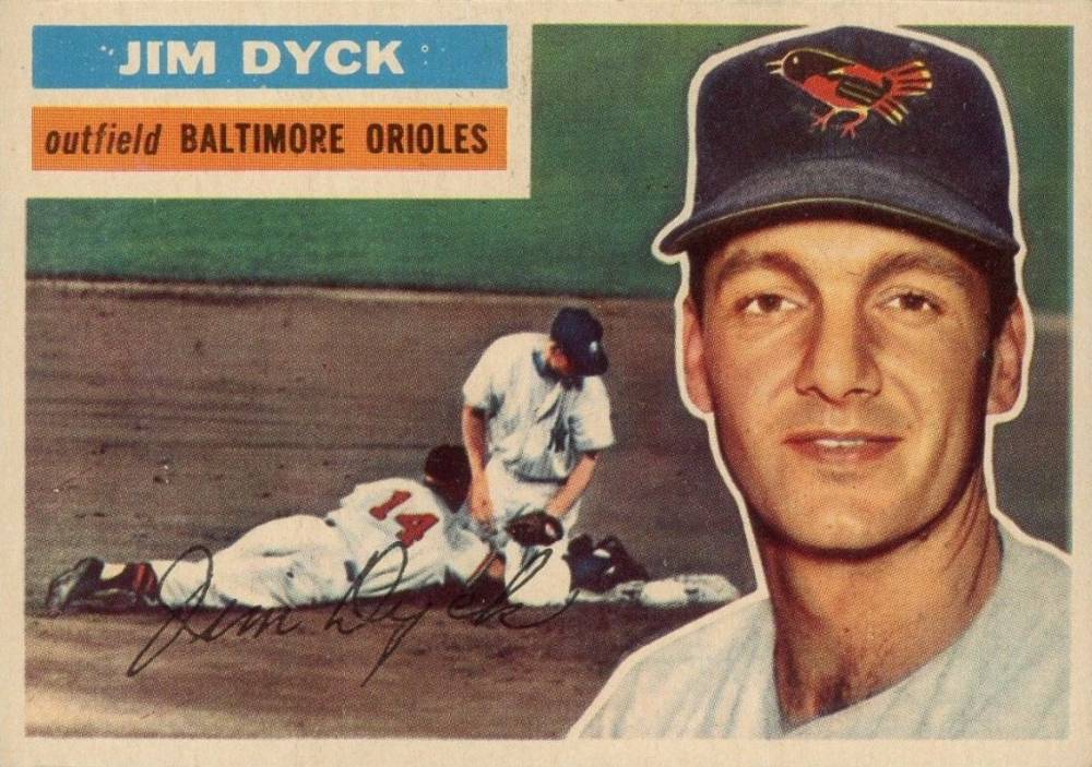 1956 Topps Jim Dyck #303 Baseball Card