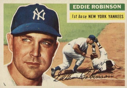1956 Topps Eddie Robinson #302 Baseball Card