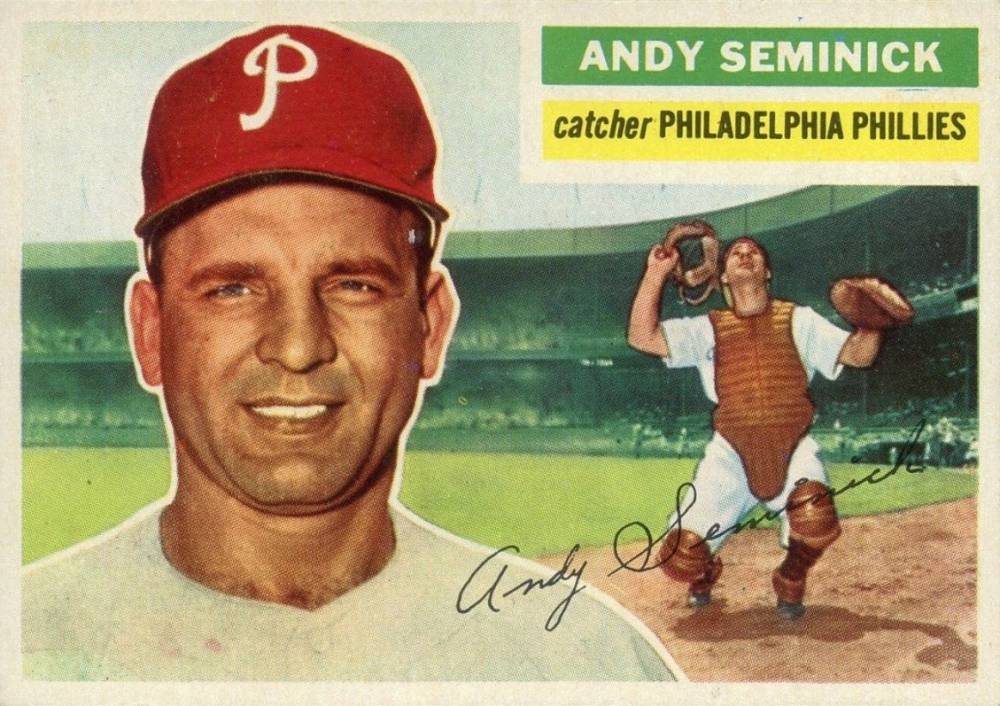 1956 Topps Andy Seminick #296 Baseball Card
