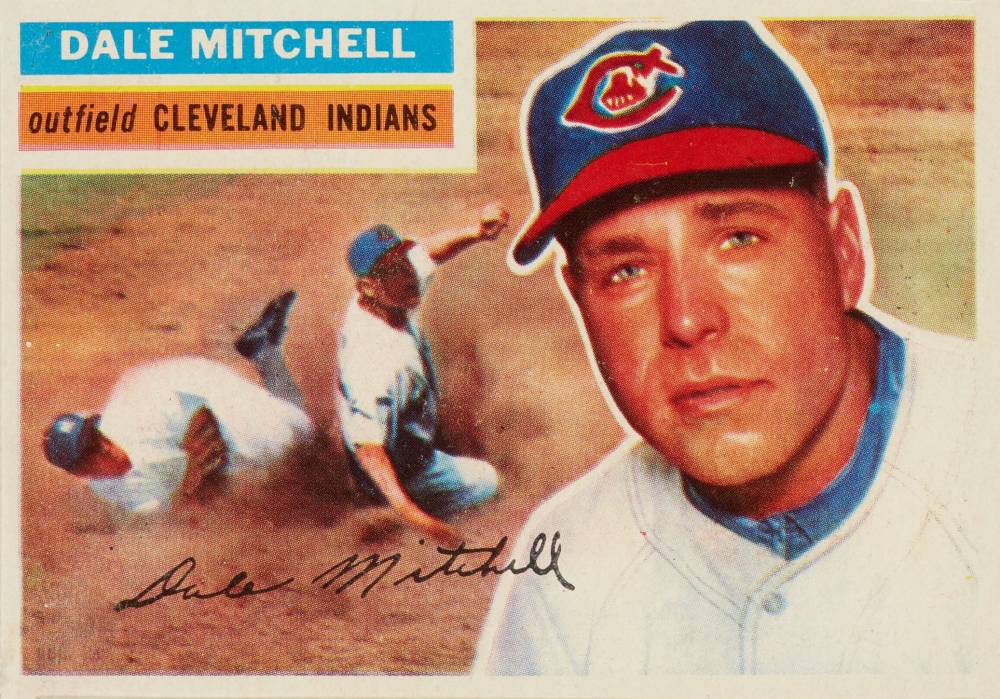 1956 Topps Dale Mitchell #268 Baseball Card