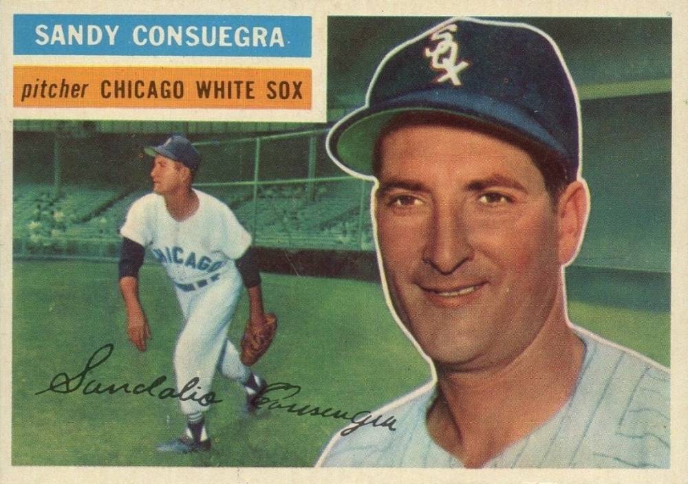 1956 Topps Sandy Consuegra #265 Baseball Card