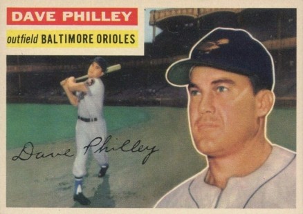1956 Topps Dave Philley #222 Baseball Card