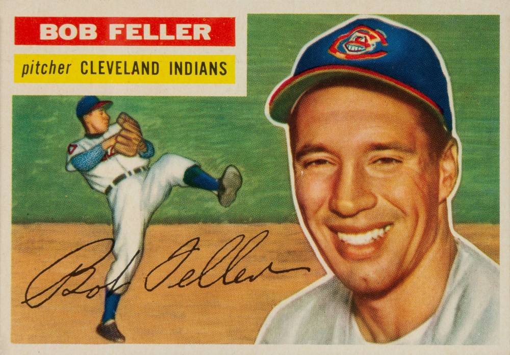 1956 Topps Bob Feller #200 Baseball Card
