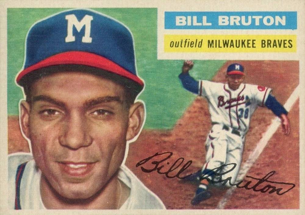 1956 Topps Bill Bruton #185 Baseball Card