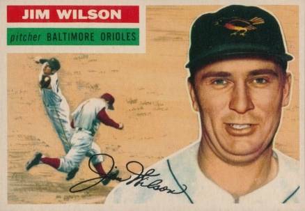 1956 Topps Jim Wilson #171 Baseball Card