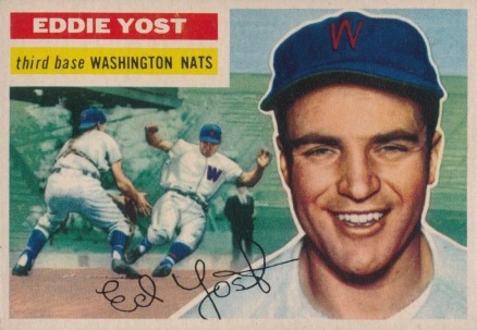 1956 Topps Eddie Yost #128 Baseball Card